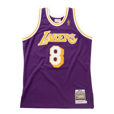 AUTHENTIC JERSEY KOBE BRYANT 8 LAKERS AWAY '96
