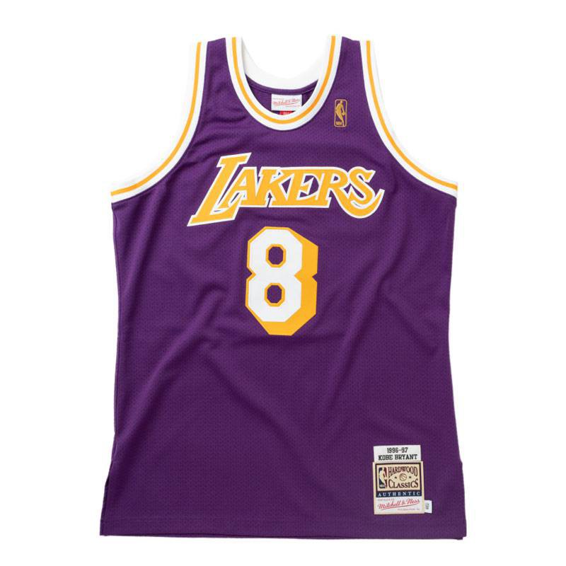 Camiseta Authentic Bryant 8 Lakers morada adulto | BasketWorld