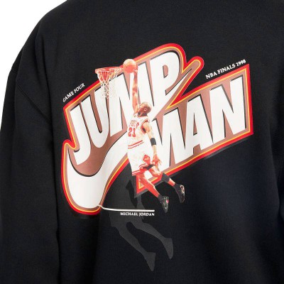 tuyo inteligente Golpe fuerte Sudadera Jordan Jumpman back logo negra adulto | BasketWorld