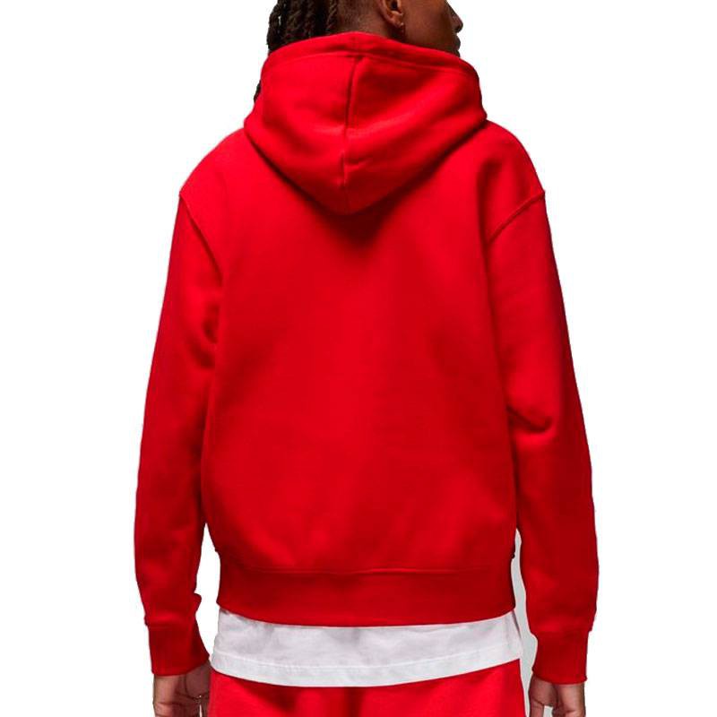 Sudadera roja básica con capucha de felpa de Jordan