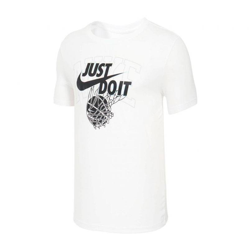 volatilidad Rosa bendición Camiseta baloncesto nike just do it blanca | BasketWorld