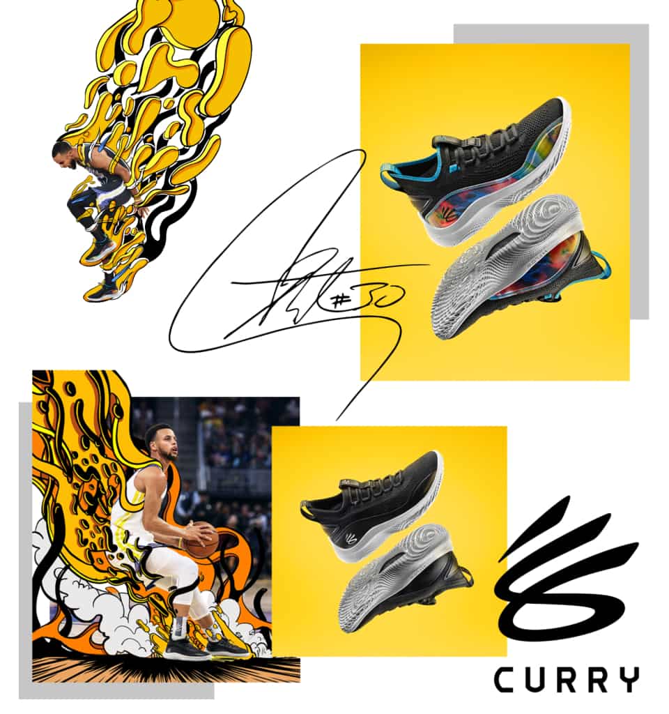 curry 8 collage