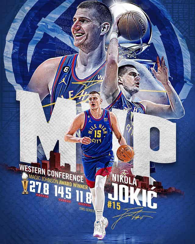 Nikola Jokic MVP de las finales de conferencia oeste